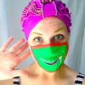 zipper masks, made by Julianne