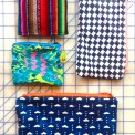 zipper bags, made by Julianne