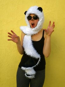 scary panda!