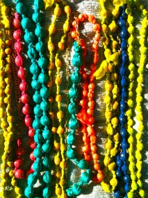 beaded necklace rainbow!