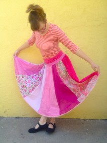 pink gypsy skirt
