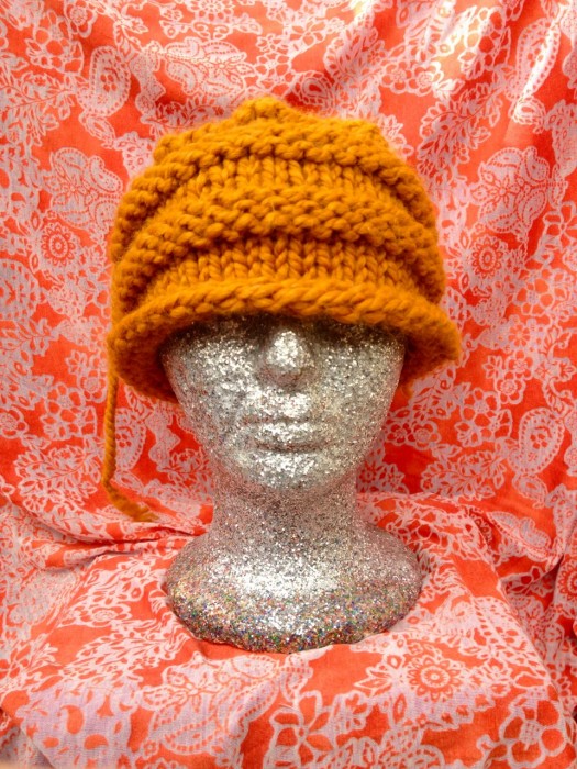 hat knit in the round, Made by Julianne