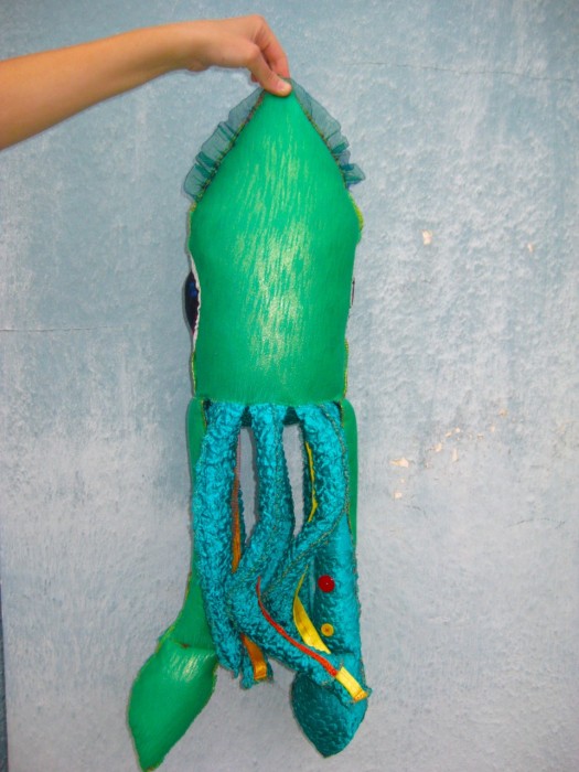 bloppy bloppy squidy, made by Julianne