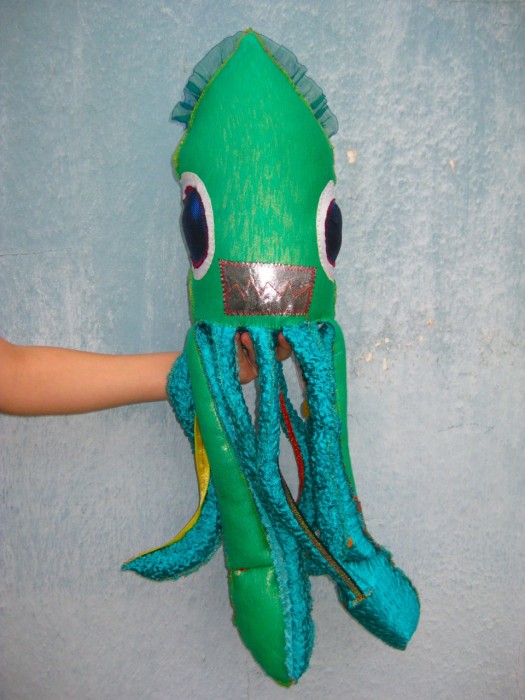bloppy bloppy squidy, made by Julianne