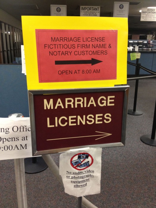 marriage license 