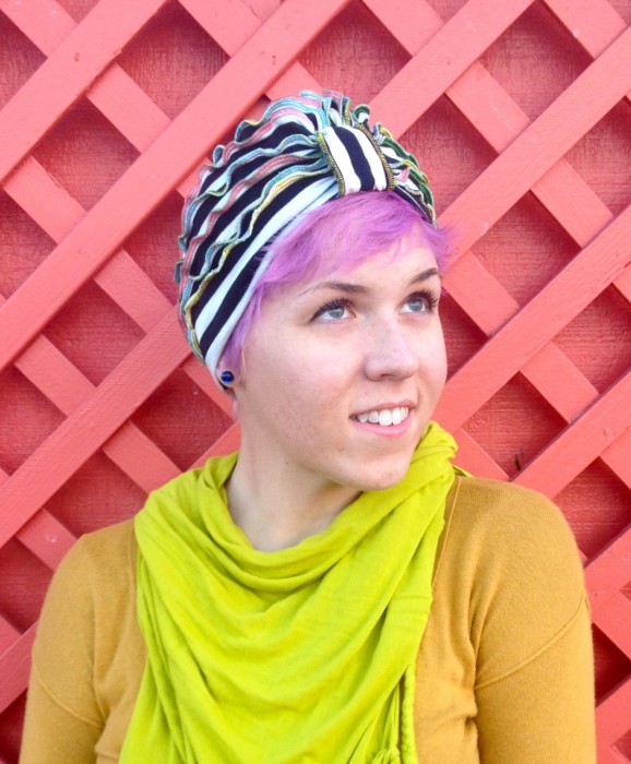 turban, made by Julianne