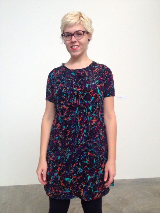 tie-dye matmos dress, made by Julianne