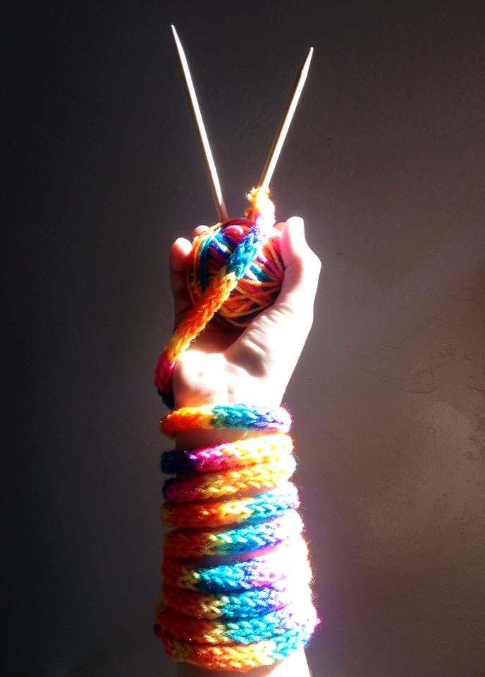 knitting power, made by Julianne