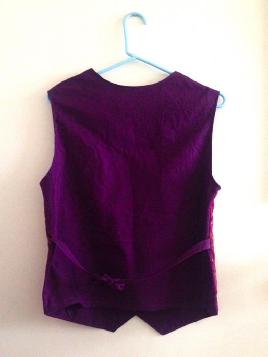 custom server vest, made by Julianne